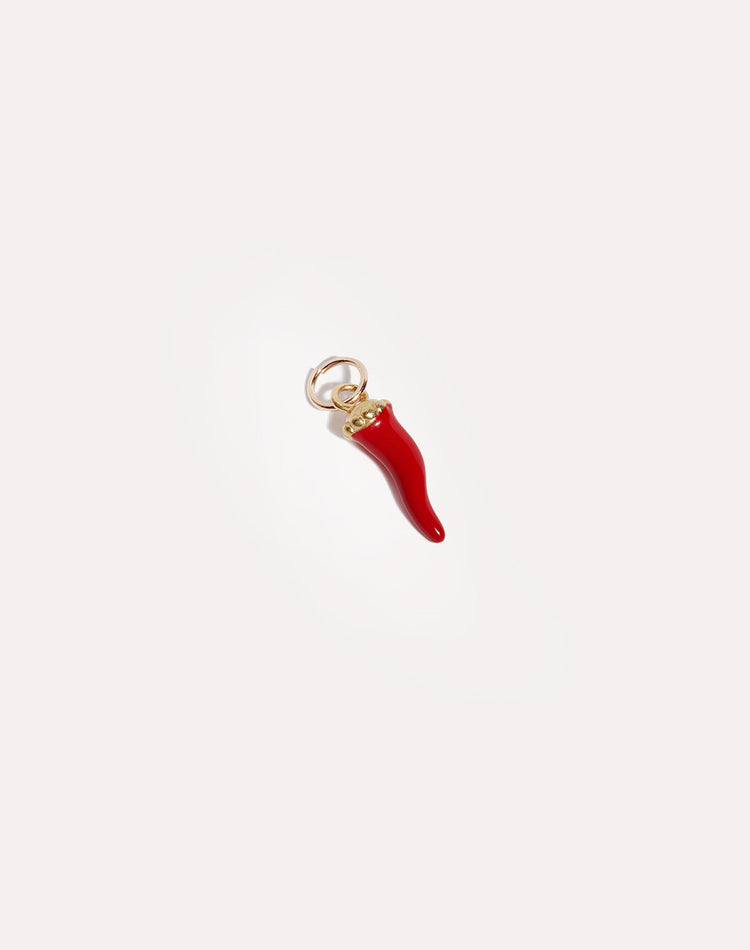 Chilli Earring Charm in Gold